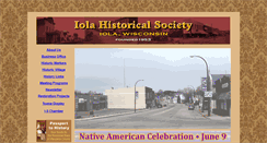 Desktop Screenshot of iolahistoricalsociety.org